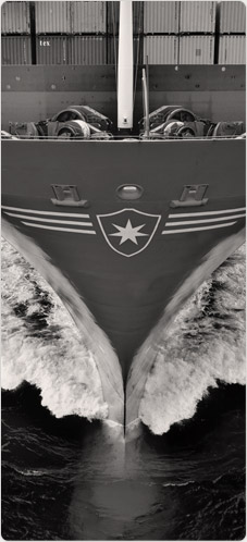 Typografiopgave af Maersk Line - magasin