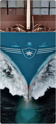 Typografiopgave af Maersk Line - magasin